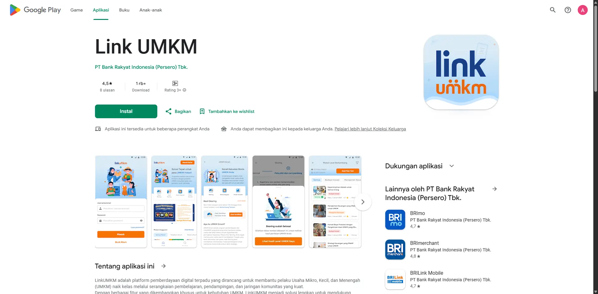 Apps LinkUMKM
